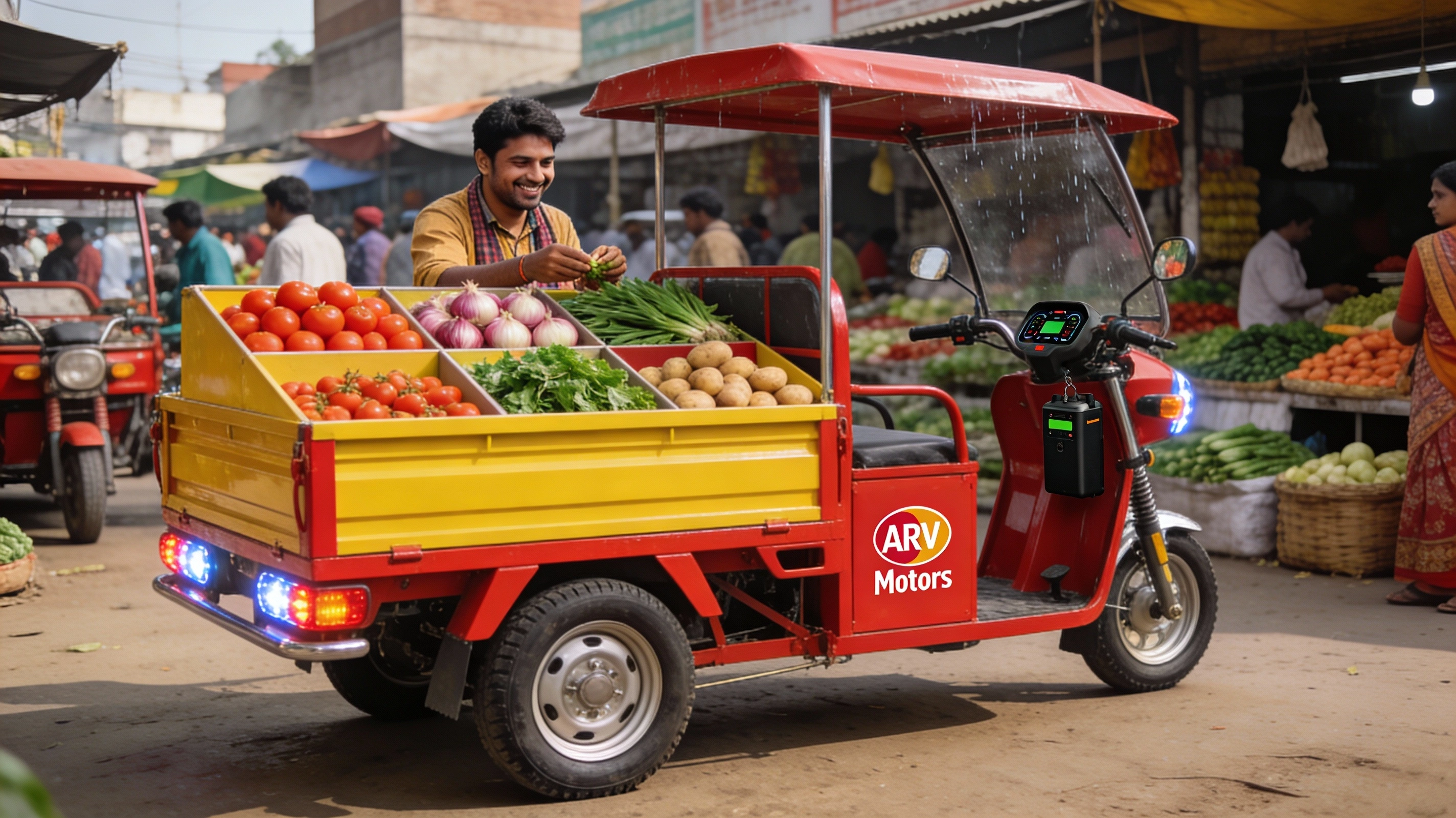 Electric Vegetable Cart